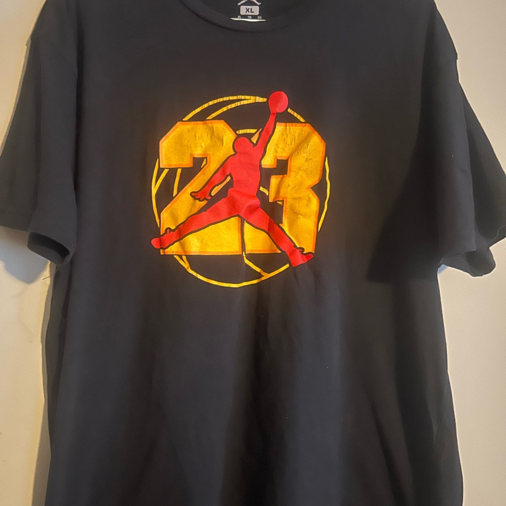 Air Jordan Retro T-Shirt Black Size XL